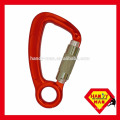 A140-22KSG Industrial Safety Forged Aluminum Captive Eye CE Standard Screw Gate Quicklock Locksafe Carabiner